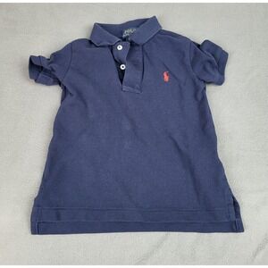 Ralph‎ Lauren Polo Shirt Baby Boy 2T Blue. Lightweight Outdoor Classic Academia